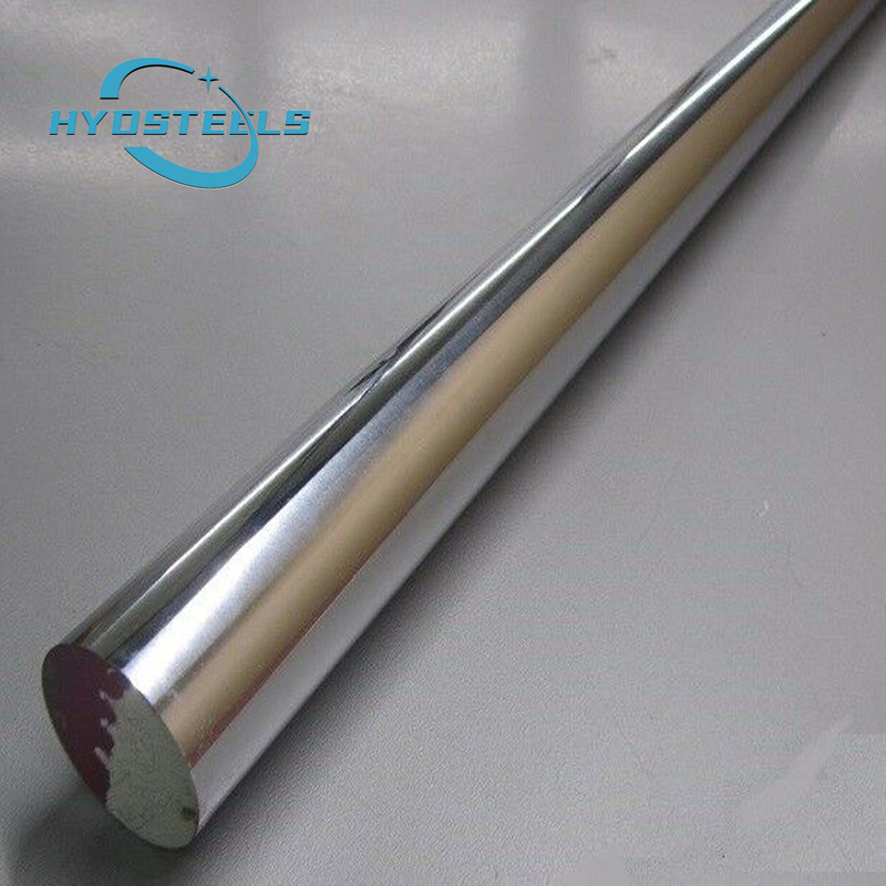 CK45 42CrMo4 Hard Chromed Plated Piston shaft rod For Hydraulic Cylinder
